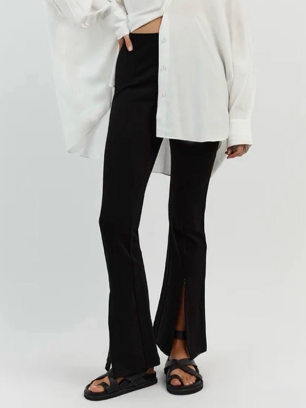 DISSH Asher Flare Stretch Zipper Pant